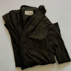 Dark green cardigan